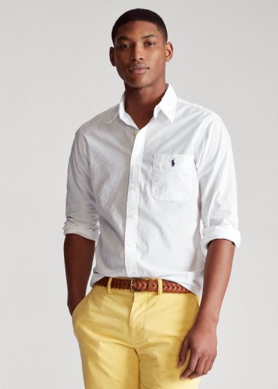 Men's Polo Ralph Lauren Classic Fit Garment-Dyed Shirts | 108265JNL